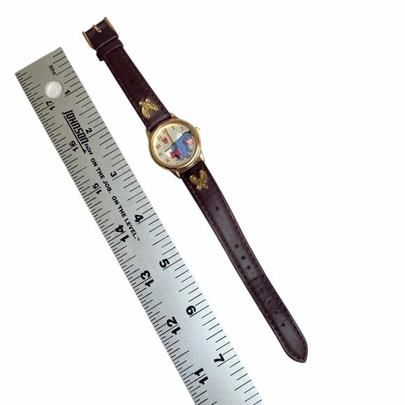 Disney Eeyore Animated Tail Watch Vintage SII Japan Winnie the Pooh Butterfly St main image 4